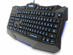 Plixio LED Backlit Light-Up Wired USB Gaming Color Changing 