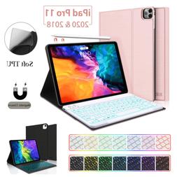 For iPad Pro 11'' 2020 & 2018 Case Stand Soft TPU Cover with