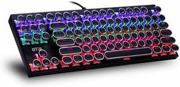 IETS Mechanical Gaming Keyboard with Blue Switches，Punk Re